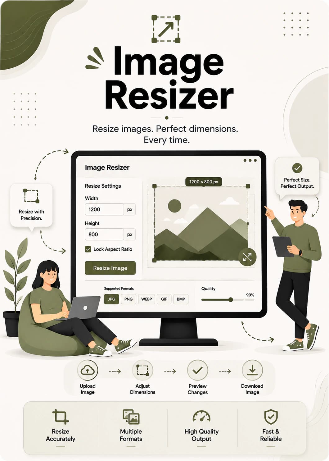 Image format conversion illustration